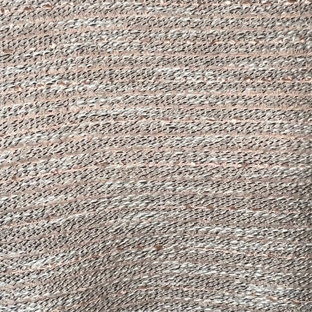 LOFT Women's Beige and Peach Crew Neck Sweater, Lightweight, Sz L - Picture 6 of 12
